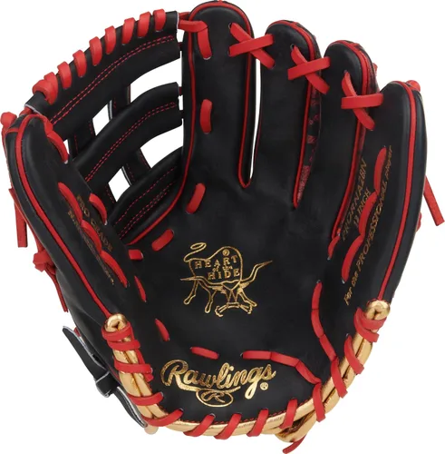 Vista 3 de Rawlings Guante de béisbol Heart of The Hide Encaje tradicional Tamaños 11.25" - 12.75" Múltiples estilos