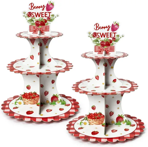 Vista 18 de Haooryx Lindo Soporte para Cupcakes de Gato - Torre de Cupcakes de 3 Niveles de Gato Americano de Pelo Corto de Cartón, Soporte para Postres