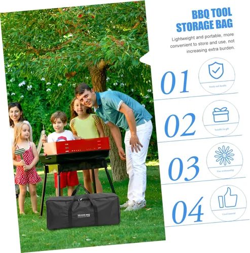 Vista 7 de GANAZONO Bolsa de vajilla al aire libre Camping Picnic Bolsa BBQ Grill Accesorios Almacenamiento