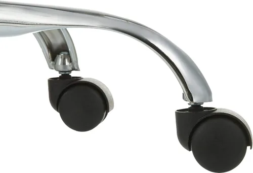 Vista 6 de Amazon Basics Taburete de bar de dibujo técnico con ruedas, giratorio de altura ajustable, negro, 22.05" P x 22.83" A x 19.88" Al