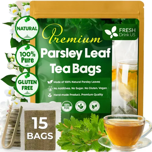 Vista 340 de FreshDrinkUS, 135 bolsas de té de jengibre y cúrcuma premium, ingredientes 100% naturales, mezcla hecha a mano de té de hierbas de cúrcuma