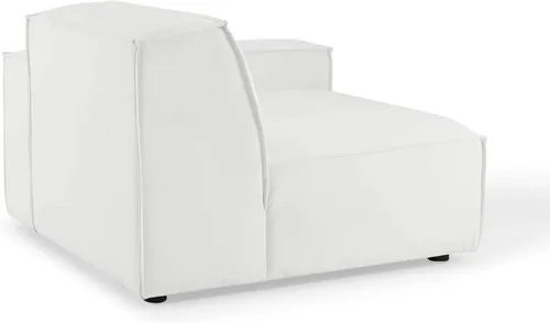 Vista 7 de Modway EEI-4112-WHI Restore - Sofá seccional de 3 piezas, color blanco