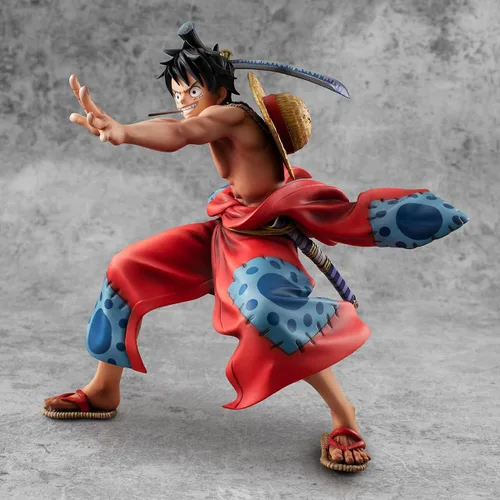 Vista 11 de MegaHouse - Una pieza - Retrato de piratas - Figura de Luffy Taro de la Alianza de Guerreros