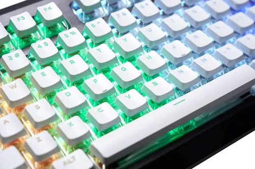 Vista 2 de Teclas G.SKILL Crystal Crown: juego de teclas con capa transparente para teclados mecánicos, juego completo de 104 teclas, diseño estándar ANSI 104