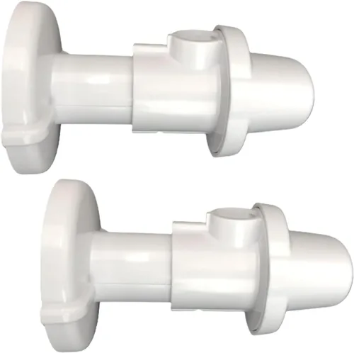 Vista 14 de Placa Escutcheon para Decoración de Baño Placas de Cubierta de Fontanería para Lavabo de Pedestal y Válvula de Llenado de Inodoro Válvula