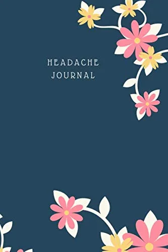 Headache Tracking Journal Migraine Log Book, Headache Diary Book, Monitoring Migraine Triggers, Portable Daily Journal For Self Care (6" x 9")