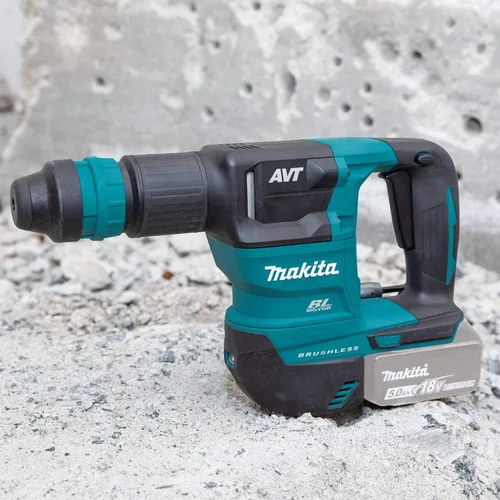 Vista 2 de Makita XKH01Z 18V LXT® - Raspador inalámbrico AVT® de iones de litio sin escobillas, acepta SDS-PLUS, solo herramienta