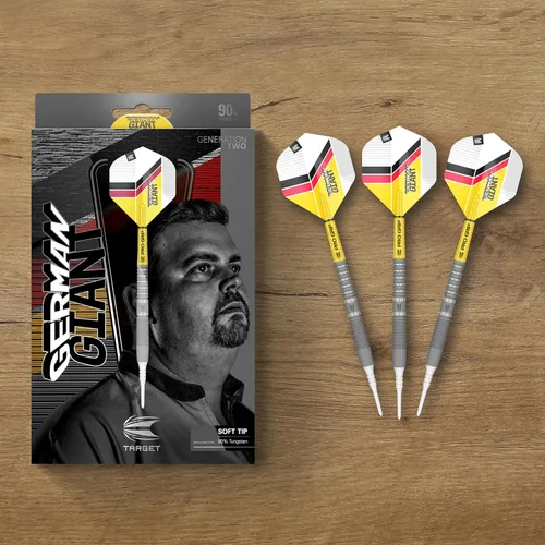 Vista 6 de Target Darts Gabriel Clemens Gen 2 19G 90% tungsteno punta suave juego de dardos