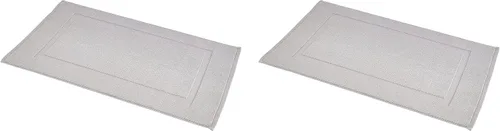 Vista 10 de Amazon Basics Alfombra de baño con bandas, 31 pulgadas de largo x 20 pulgadas de ancho, color negro