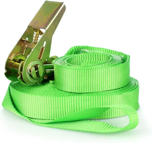 Vista 5 de Barefoot Slackline Kit de 60 pies (59.1 ft) juego completo que incluye trinquete, línea de entrenamiento, protectores de ladridos e instrucciones