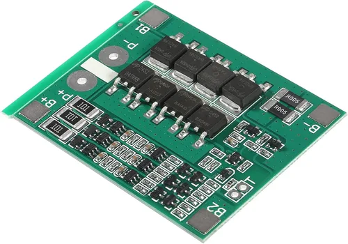 Vista 6 de 4 unids 3S 11.1V 12V 25A 18650 Li-ion batería de litio placa de protección PCB con circuito equilibrado sobre descarga de carga sobre protección