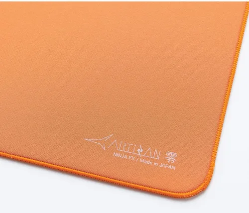 Vista 4 de Alfombrilla de ratón para juegos Artisan FX Zero Soft Naranja E-Sports (L, Naranja)