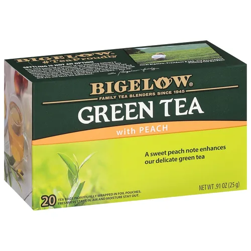 Vista 7 de Bigelow Tea Té verde clásico, té con cafeína con té verde, caja de 40 unidades (paquete de 6), 240 bolsas de té en total