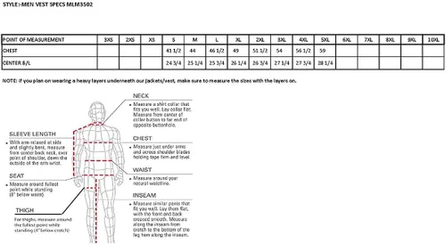 Vista 3 de Milwaukee Leather MLM3502 - Chaleco de cuero con cremallera para hombre