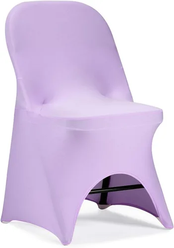 Vista 26 de Funda de silla Peomeise plegable, de elastano elástico para bodas, fiestas, banquetes, eventos