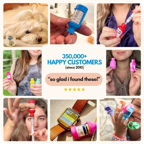 Vista 4 de VIAL SAFE™ Funda protectora de viales de insulina Protector seguro de botella de insulina y cubierta para viales de 0.3 fl oz Compatible