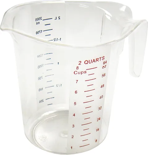 Vista 5 de Winco - Taza medidora de 1 taza, policarbonato