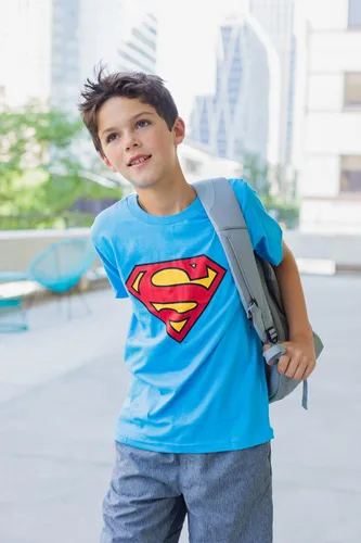 Vista 2 de DC Comics Justice League The Flash Superman Batman - Paquete de 3 camisetas para niños pequeños a grandes