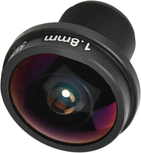 Vista 8 de Lente de ojo de pez de 0.071 in, lente de cámara CCTV gran angular de 180°, 5MP HD para vigilancia, compatible con CCD de 1/3 pulgadas y 1/4