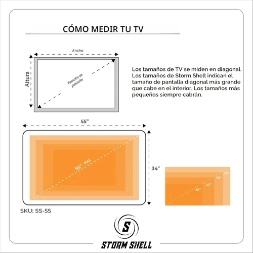 Vista 14 de Cubierta dura para TV al aire libre, protección resistente a la intemperie para televisión, se monta directamente en la pared, soporte de montaje