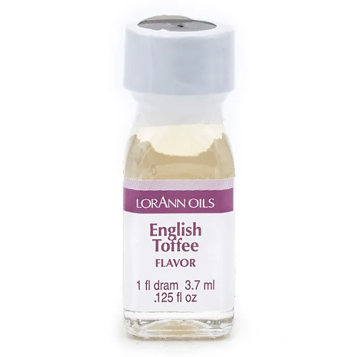 Vista 3 de LorAnn English Toffee Sabor súper fuerte, 1 botella de dram (0.0125 fl oz - 0.1 fl oz)