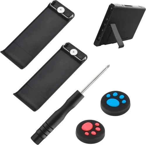 LONANDY 2 Pcs Replacement Kickstand for Nintendo Switch - Switch Kickstand Back Shell Holder Back Bracket, Kick Stand Replacement Repair Kit for
