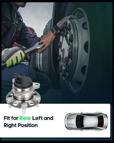 Vista 2 de SCITOO Conjunto de cubo de cojinete de rueda trasera 52730-G2000 para Hyundai Elantra 2017-2020, para Hyundai Ioniq 2017-2022, para Kia Niro