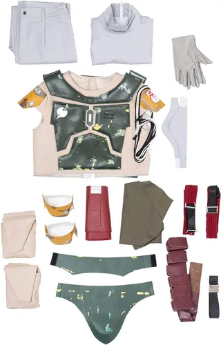 Vista 7 de Disfraz de armadura de cuero para adultos, disfraz de Halloween