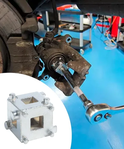 Vista 5 de RACOONA Herramienta de Compresión de Pinza de Freno, Herramienta de Pistón de Freno de Disco Trasero para Automóvil, Accesorios para Automóvil