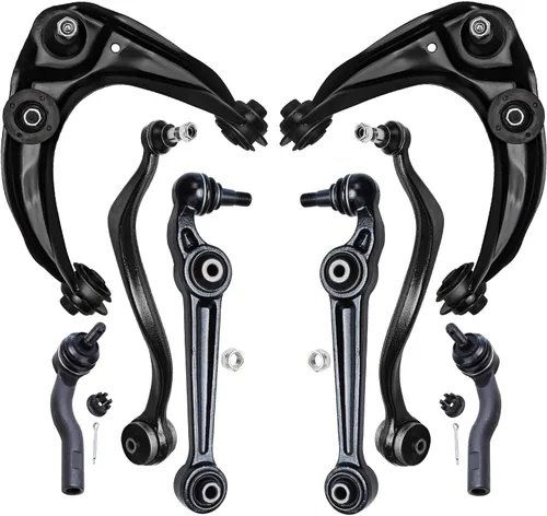 Vista 223 de Detroit Axle - Kit de 8 piezas para Chevy GMC Silverado Sierra Suburban 1500 Yukon Cadillac Escalade 2 brazos de control superior, 2 barras