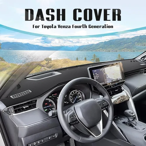 Vista 521 de FIILINES - Cubierta para tablero, accesorio para tablero de malla antideslizante, parasol sin reflejos y protector compatible con Toyota Tundra