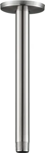 Vista 22 de OFFO Brazo de ducha con brida, oro brillante de 3 pulgadas, cabezal de ducha de lluvia de repuesto, brazo recto, montado en techo para cabezal