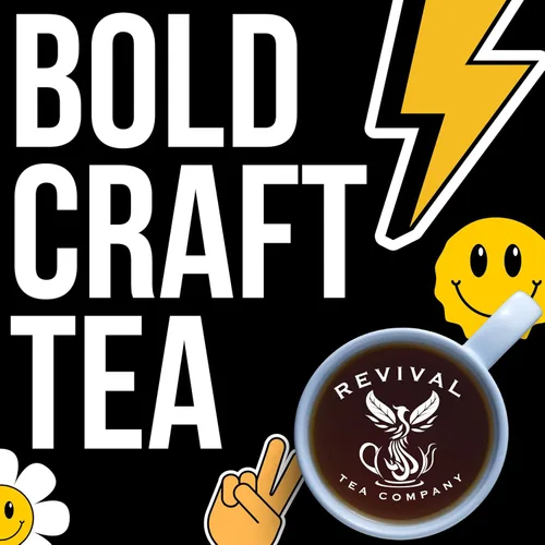 Vista 7 de Revival Tea Company Té verde de arándanos - Mezcla de té verde con sabor natural a arándanos - Hoja suelta 6 onzas