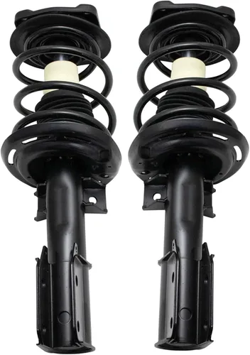 Vista 244 de TRQ - Conjunto de puntal delantero y resorte helicoidal (lados del conductor y del pasajero), para auto