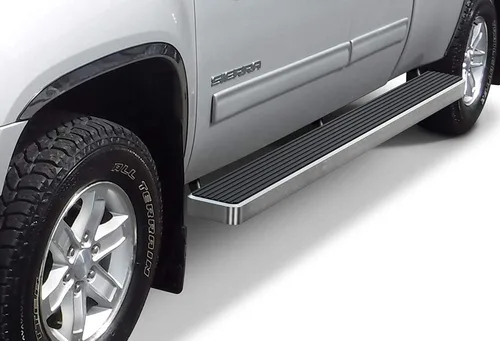 Vista 15 de APS Estribos (barras de escalones laterales) compatibles con Chevy Silverado GMC Sierra 1500 2500 1999-2013 doble cabina y 2500HD 3500 2001-2014