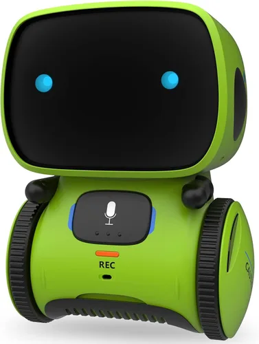 Vista 8 de GILOBABY - Juguete robot para niños, interactivo, con sensor táctil controlado por voz, robótica inteligente con canto, baile, repetición