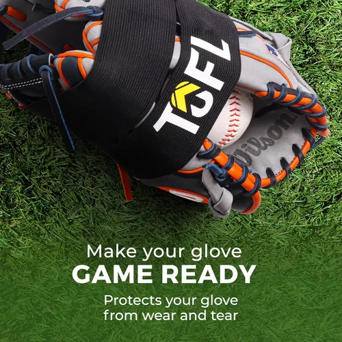Vista 7 de TOFL Baseball Glove Wrap Band for Mitt Shaping Elastic Strap with Adjustable Closure for Pocket Forming & Storage Youth & Adult Softball Mitt