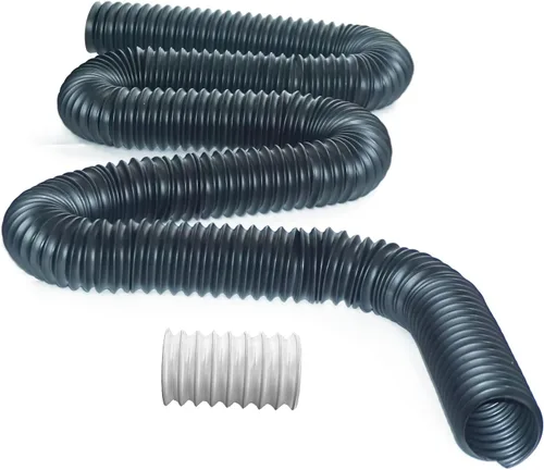 Vista 9 de Kit Grande de Extensiones de Bajante de Canalón, Cuenca de Captación + 2 Tubos, Extensor de Bajante de Perfil Bajo – Cada Tubo Flexible es de 8.2