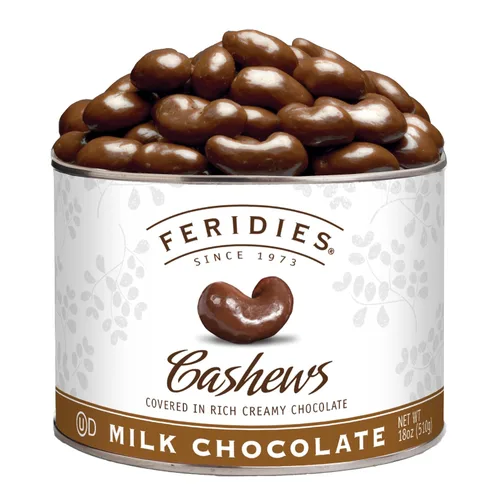 Vista 10 de FERIDIES Cuadrados de maní gourmet, crujiente de maní, lata de 18 onzas