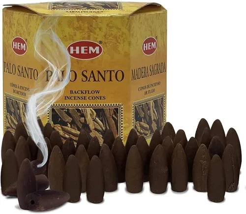 Vista 8 de Conos de incienso de reflujo de sándalo para inciensos aromáticos de cascada Incienso Inciense Insienso