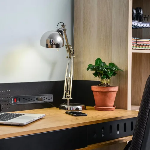 Vista 8 de Digital Energy Regleta de protección contra sobretensiones de 6 salidas con cable de extensión de 25 pies de largo, negro, certificación