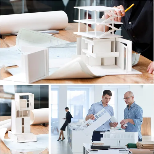 Vista 5 de 50 paquetes de tablero de espuma blanca para proyectos, tablero central de núcleo de espuma para hornear de 11 x 13.7 pulgadas, lámina de espuma