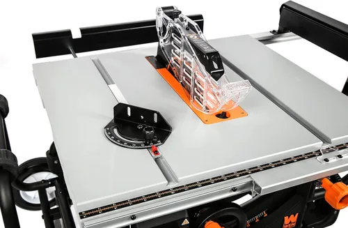 Vista 5 de WEN TT1015 15-Amp 2 HP 10-Inch Industrial Benchtop Jobsite Table Saw , Black