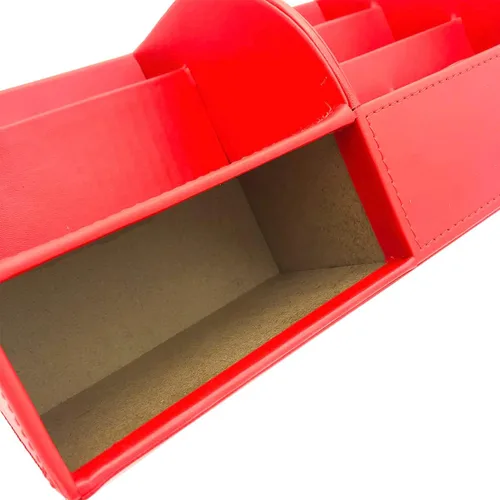 Vista 76 de UnionBasic Organizador de escritorio - Caja de almacenamiento multifuncional de cuero para escritorio con soporte para bolígrafos - Para tarjetas
