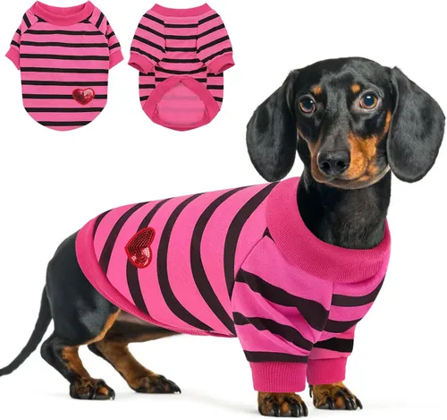 Vista 50 de Queenmore Camisa para perros pequeños, camisa suave y transpirable para perros, gatos, macho y hembra, ropa para mascotas para todas las estaciones