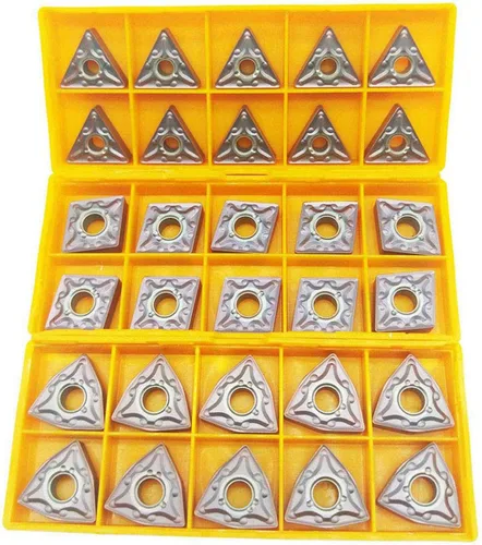 Vista 7 de Juego de 3 piezas de soporte de herramientas de torneado de carburo indexable de círculo exterior para torno de metal de 5/8" MTJNR1616H16 +