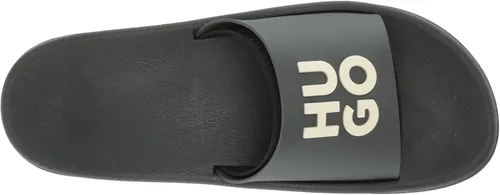 Vista 5 de HUGO Sandalia deslizante con logotipo apilado para hombre