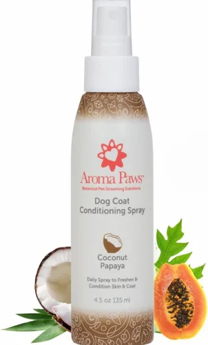 Spray acondicionador para perros – Spray desenredante apto para mascotas con aceites esenciales naturales para perros – Spray diario para perros