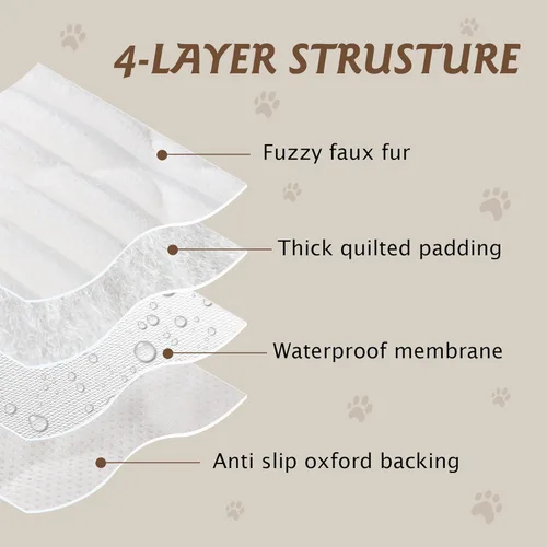Vista 3 de PuTian Funda de sofá 100% impermeable para perros, lavable, antideslizante, protector de sofá, apto para mascotas, para sofás y sofás, 27.6 x 59