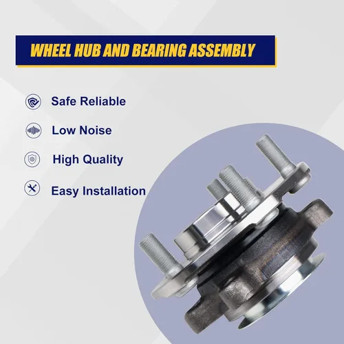 Vista 2 de KUSATEC 2 unidades 513298 Conjunto de cubo de rodamiento de rueda delantera para Nissan Rogue 2008-2013 2014-2015 Nissan Rogue Select 2007-2012